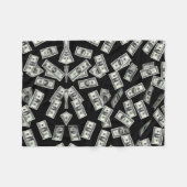 Money Maker Throw Kissen Fleecedecke (Vorderseite (Horizontal))