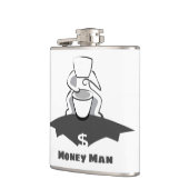 Money Man Flachmann (Links)