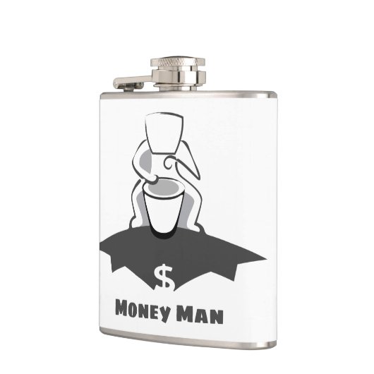 Money Man Flachmann (Links)