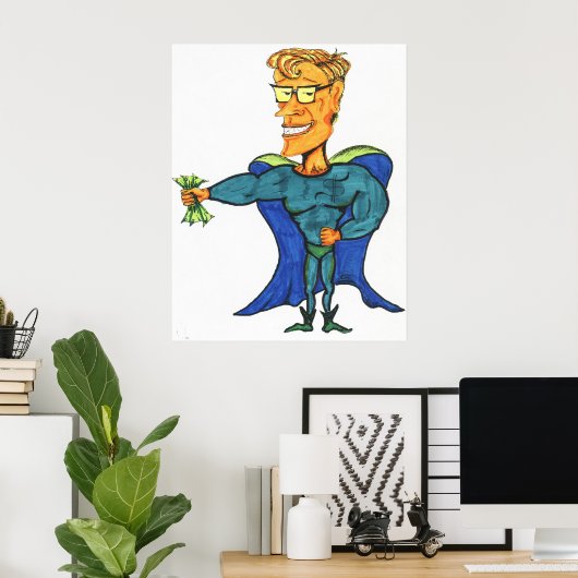 Money Man Poster (Heimbüro)