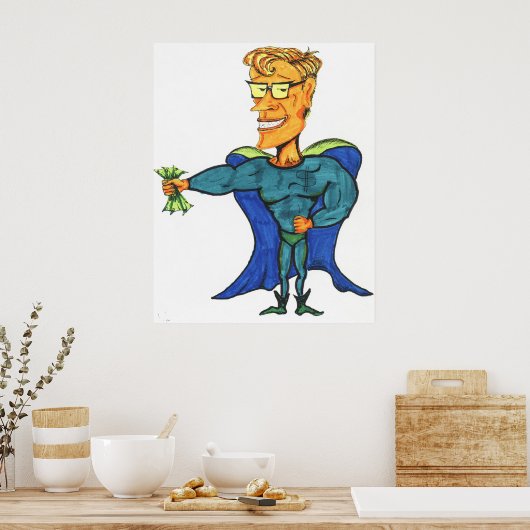 Money Man Poster (Küche)