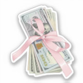 Money Manifestation Sticker (Vorderseite)