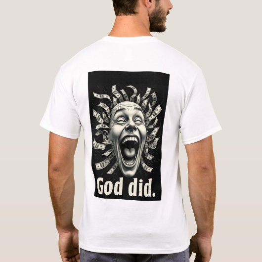 Money Mind Explosion Art T-Shirt (Rückseite)