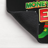 Money Minded Elf Christmas Matching Costumes X-mas Mousepad (Ecke)