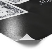 Money Mindset Aesthetic Poster (Ecke)