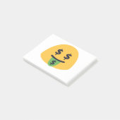 Money Mouth Emoji Post-it Klebezettel (angewinkelt)