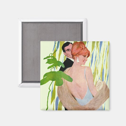 Money On Her Mind Magnet (Vorderseite/Rückseite)