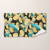 Money Pattern 2 Badhandtuch Set (Handtuch)