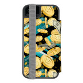 Money Pattern 2 Incipio iPhone Geldbeutel-Hülle (Folio Rückseite)