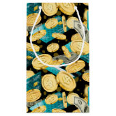 Money Pattern 2 Kleine Geschenktüte (Rückseite)