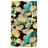 Money Pattern 2 Kleine Geschenktüte (Vorderseite)