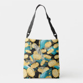 Money Pattern 2 Tragetaschen Mit Langen Trägern (Rückseite)