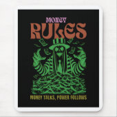 Money Rules: The Green Reaper of Wealth Mousepad (Vorne)