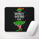 Money Saving Elf Christmas Family Girls Women Elf  Mousepad (Mit Mouse)