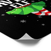 Money Saving Elf Christmas Girls Women Elf Squad X Poster (Ecke)