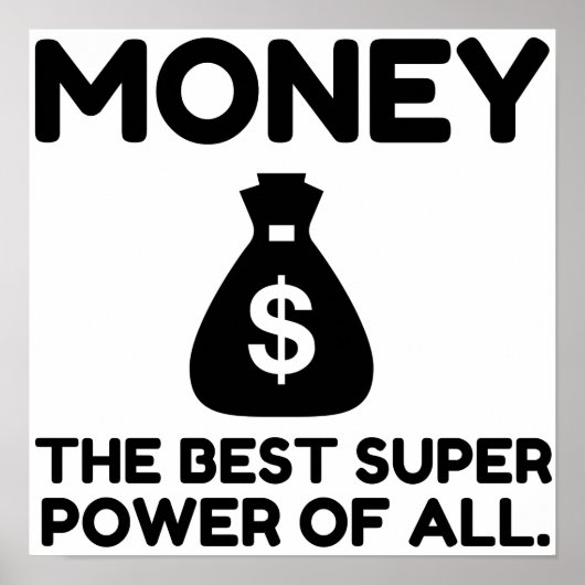 Money Super Power Poster (Vorne)
