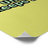 Money Talks Funny Poster Sign Print (Ecke)