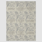 Money Themed Affirmation Motivational Empowering  Seidenpapier (Vorderseite)