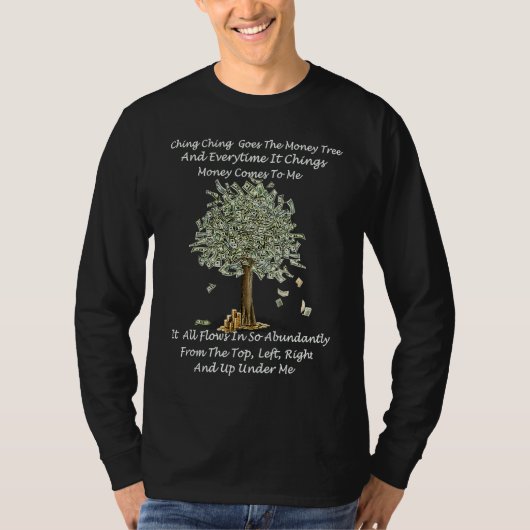 Money Tree Mantra T-Shirt (Vorderseite)