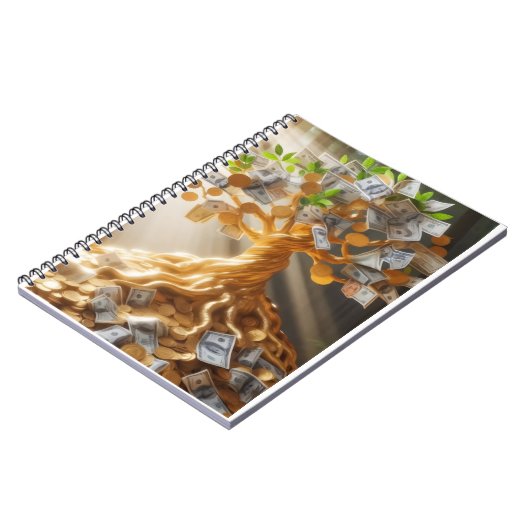 Money Tree Notebook Notizblock (Linke Seite)