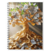 Money Tree Notebook Notizblock (Vorderseite)