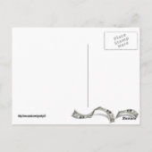 Money Tree on a Windy Day Postkarte (Rückseite)