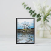 Money Tree on a Windy Day Visitenkarte (Stehend Vorderseite)