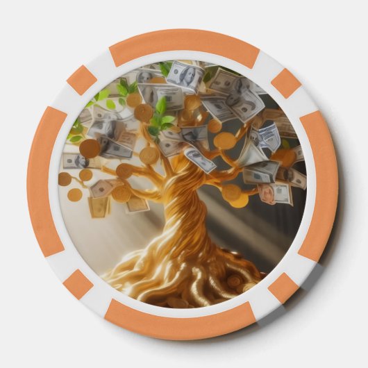 Money Tree  Pokerchips (Rückseite)