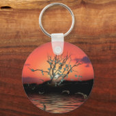 Money Tree With Dollar Bills Schlüsselanhänger (Vorderseite)