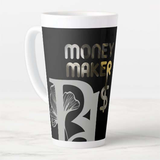 MONEYMAKER Latte Tasse Abstrakt Räume Zuhause Schw (Linke Ecke)