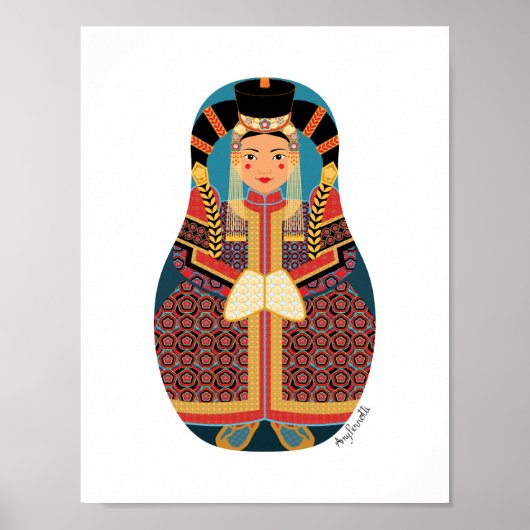 Mongol Matryoshka Poster (Vorne)