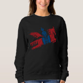 Mongol Spirit Horse Cool Sweatshirt (Vorderseite)