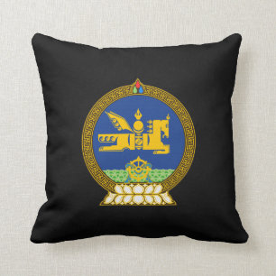 Mongole (mongolisches Emblem Kissen