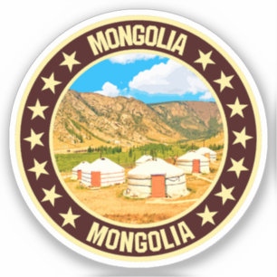 Mongolei Aufkleber