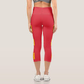 Mongolei Capri Leggings (Rückseite)