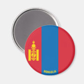 Mongolei Charming Patriotic Magnet (Vorderseite/Rückseite)