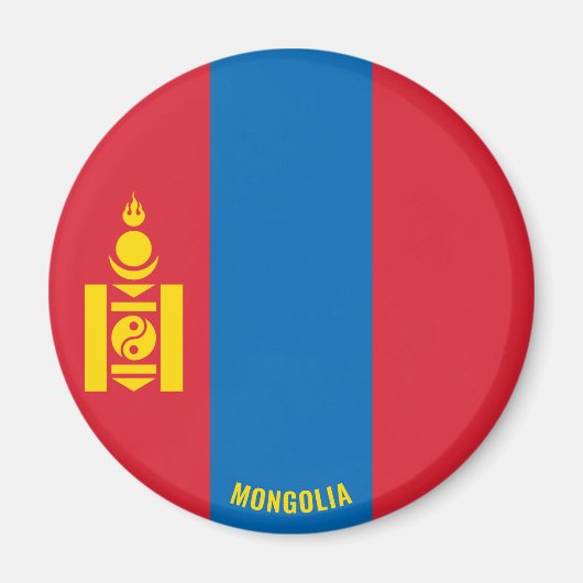 Mongolei Charming Patriotic Magnet (Vorne)