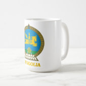 Mongolei COA Kaffeetasse (VorderseiteRechts)