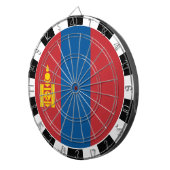 Mongolei Dartboard, Spielbrett, mongolische Flagge Dartscheibe (Vorderseite rechts)