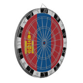 Mongolei Dartboard, Spielbrett, mongolische Flagge Dartscheibe (Vorderseite Links)
