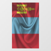 Mongolei Fensteraufkleber (Blatt)