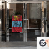 Mongolei Fensteraufkleber (Büro Tür)
