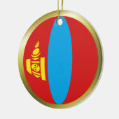 Mongolei Flag Ornament (Links)