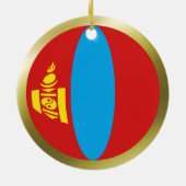 Mongolei Flag Ornament (Hinten)