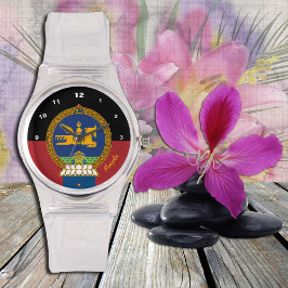 Mongolei Flag Watch, LD, mongolische Mode /sports Armbanduhr