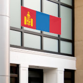 Mongolei-Flagge Banner (Äußeres Gebäude)