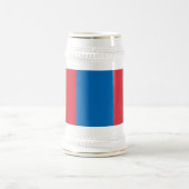 Mongolei-Flagge Bierglas (Mittel)