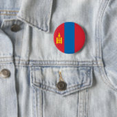 Mongolei-Flagge Button (Beispiel)