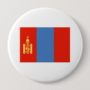 Mongolei-Flagge Button