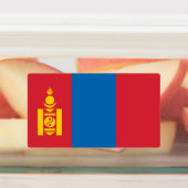 Mongolei-Flagge Etiketten (Befestigt)